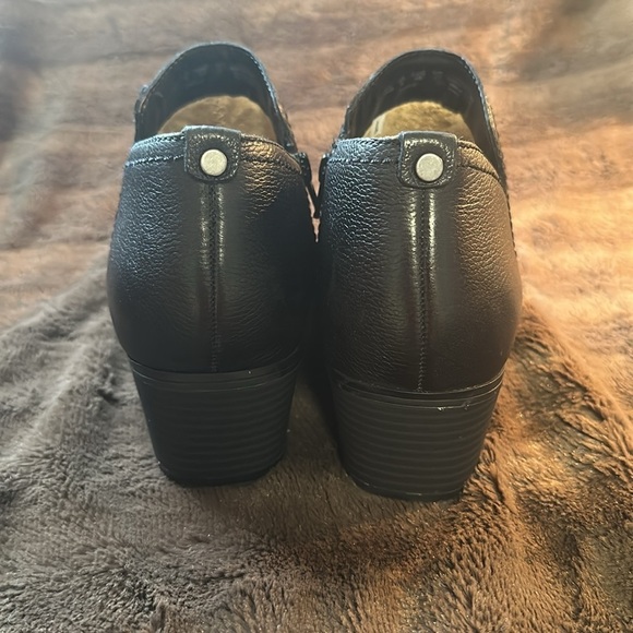 NATURALIZER Zarie Black Leather Bootie Sz 10 - Picture 4 of 13